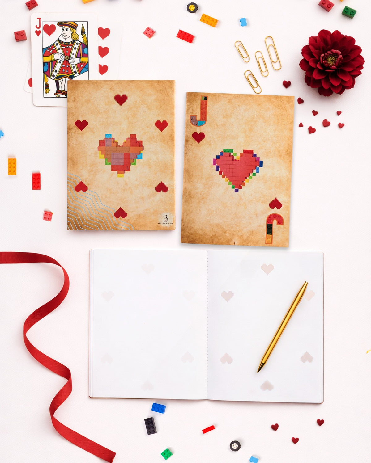 Jack of my Hearts Vellum Notebook